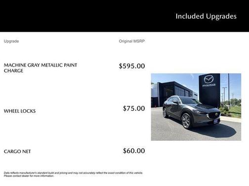 Machine Gray Metallic 2025 Mazda CX-30 2.5 S Preferred Package