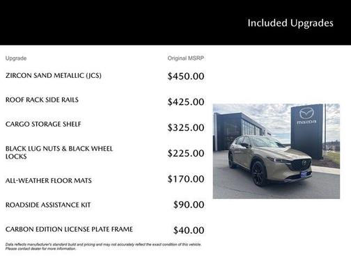 Zircon Sand Metallic 2024 Mazda CX-5 2.5 Carbon Turbo