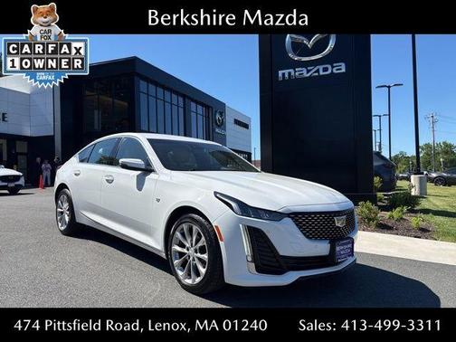 Summit White 2023 Cadillac CT5 Luxury AWD