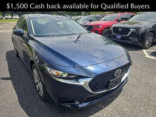 Deep Crystal Blue Mica 2026 Mazda Mazda3 FWD w/Preferred Package
