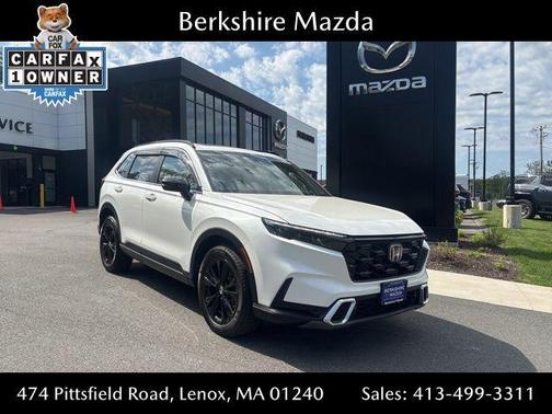 Platinum White 2024 Honda CR-V Hybrid Sport Touring