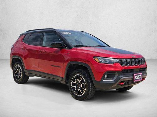 Red Hot Pearlcoat 2025 Jeep Compass Trailhawk