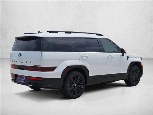 Serenity White 2026 Hyundai SANTA FE HEV Calligraphy