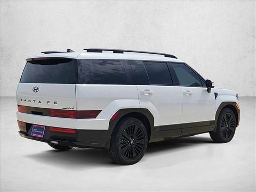 Serenity White 2026 Hyundai SANTA FE HEV Calligraphy