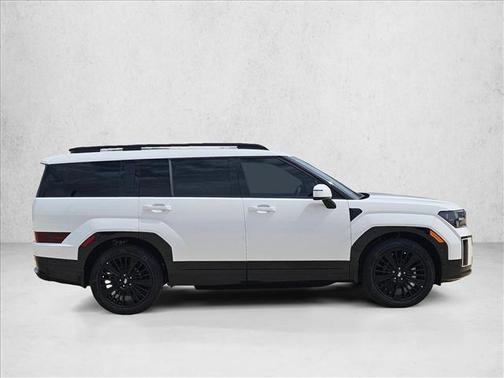 Serenity White 2026 Hyundai SANTA FE HEV Calligraphy
