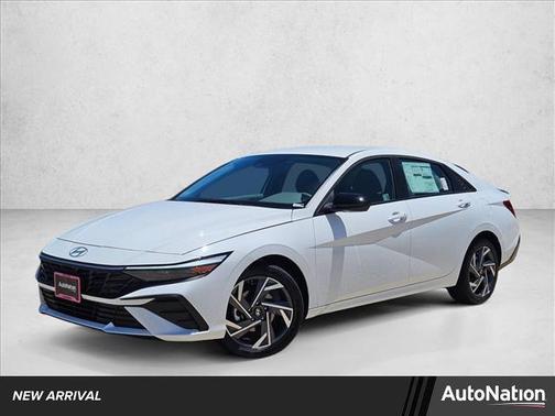 Serenity White 2025 Hyundai ELANTRA Sport