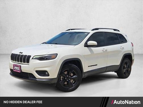 Pearl White Pearlcoat 2019 Jeep Cherokee Altitude