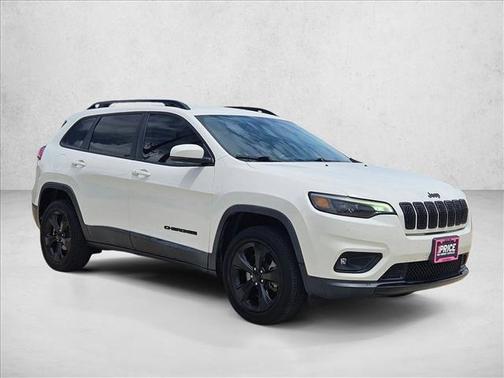 Pearl White Pearlcoat 2019 Jeep Cherokee Altitude