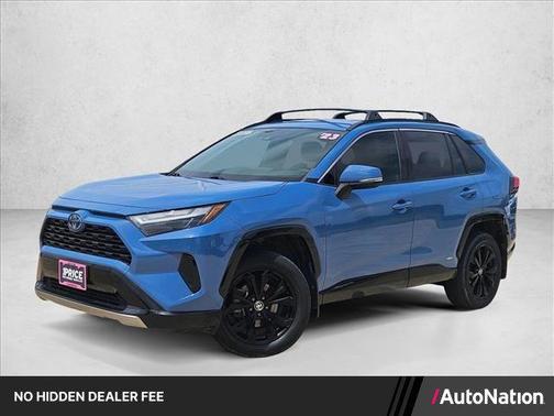Cavalry Blue 2023 Toyota RAV4 Hybrid SE