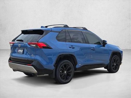 Cavalry Blue 2023 Toyota RAV4 Hybrid SE