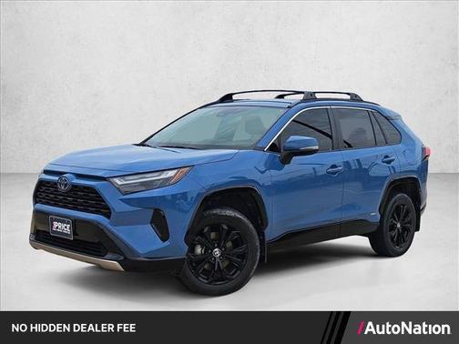 Cavalry Blue 2023 Toyota RAV4 Hybrid SE