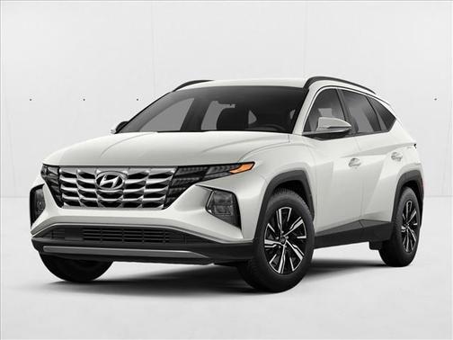 Quartz White 2022 Hyundai TUCSON Hybrid Blue