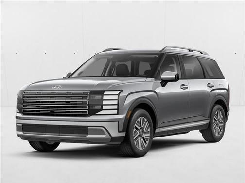 Typhoon Silver Metallic 2026 Hyundai Palisade Hybrid Blue SEL 7P