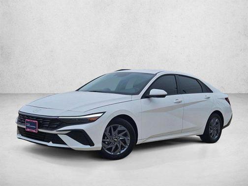 Serenity White 2025 Hyundai ELANTRA HEV Blue