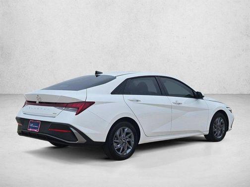 Serenity White 2025 Hyundai ELANTRA HEV Blue