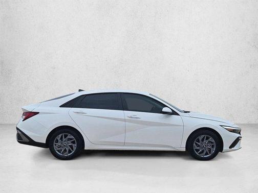 Serenity White 2025 Hyundai ELANTRA HEV Blue