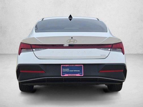Serenity White 2025 Hyundai ELANTRA HEV Blue