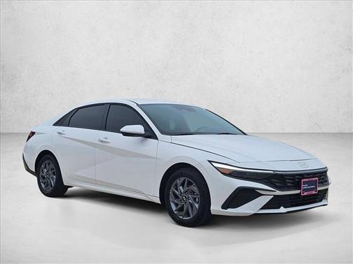 Serenity White 2025 Hyundai ELANTRA HEV Blue