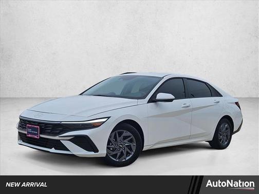 Serenity White 2025 Hyundai ELANTRA HEV Blue