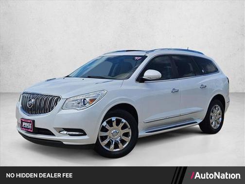 White Frost Tricoat 2017 Buick Enclave Leather