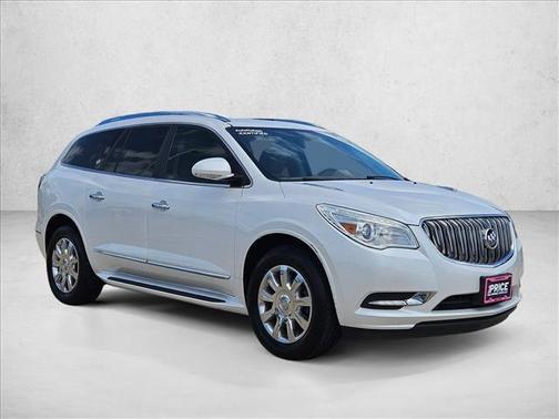 White Frost Tricoat 2017 Buick Enclave Leather