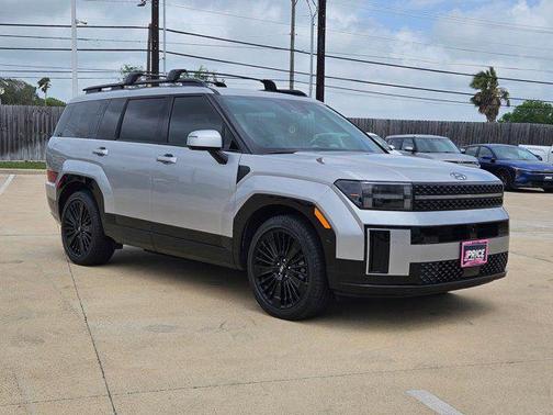 Shimmering Silver 2025 Hyundai SANTA FE HEV Calligraphy