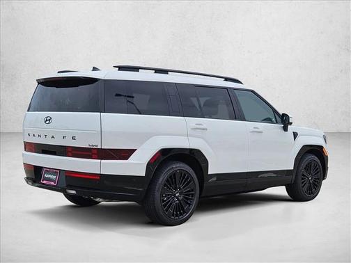 Serenity White 2026 Hyundai SANTA FE HEV Calligraphy
