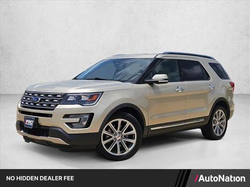 White Gold Metallic 2017 Ford Explorer Limited