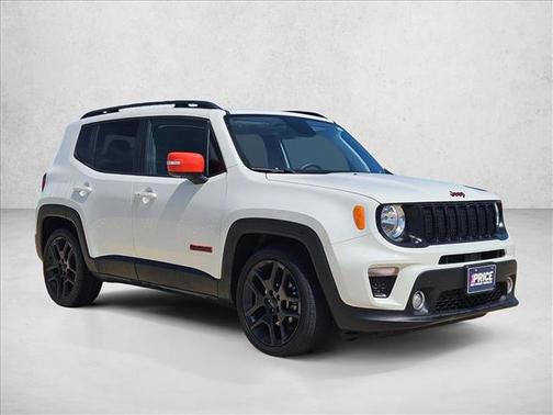 Alpine White Clearcoat 2020 Jeep Renegade Orange Edition FWD