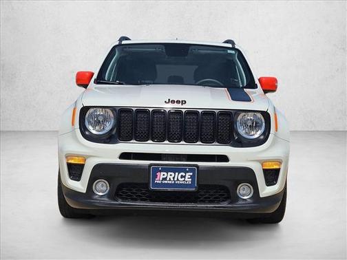 Alpine White Clearcoat 2020 Jeep Renegade Orange Edition FWD