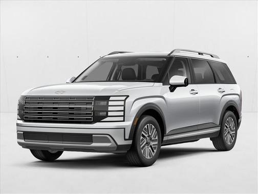 Creamy White Pearl 2026 Hyundai Palisade Hybrid Blue SEL 7P