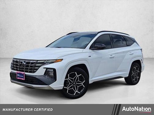 White Pearl 2024 Hyundai TUCSON Hybrid N Line