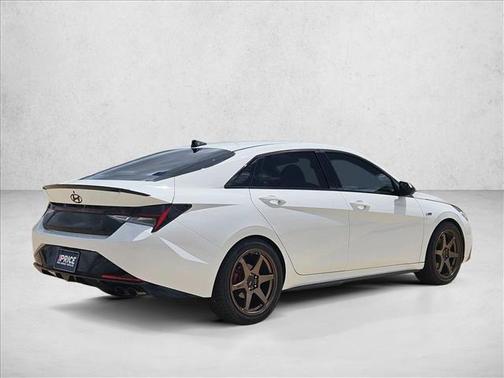 Lunar White 2023 Hyundai ELANTRA N Line
