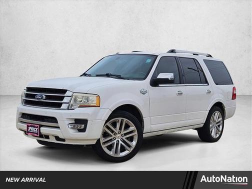 White Platinum Metallic Tri-Coat 2015 Ford Expedition King Ranch