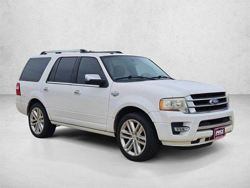 White Platinum Metallic Tri-Coat 2015 Ford Expedition King Ranch