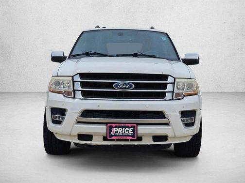 White Platinum Metallic Tri-Coat 2015 Ford Expedition King Ranch