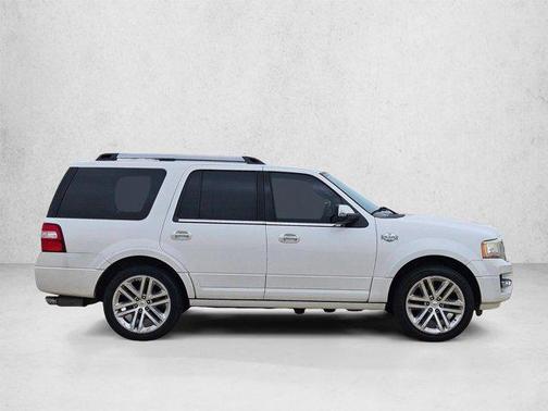 White Platinum Metallic Tri-Coat 2015 Ford Expedition King Ranch