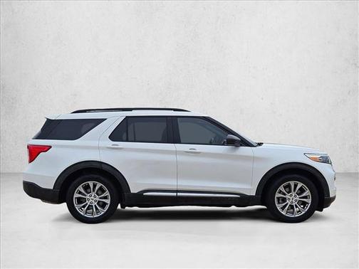 Star White Metallic Tri-Coat 2020 Ford Explorer XLT