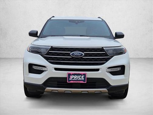 Star White Metallic Tri-Coat 2020 Ford Explorer XLT