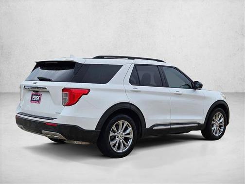 Star White Metallic Tri-Coat 2020 Ford Explorer XLT
