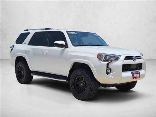 Super White 2021 Toyota 4Runner SR5