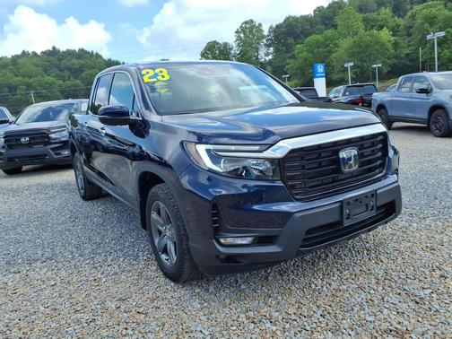 Obsidian Blue Pearl 2023 Honda Ridgeline RTL-E
