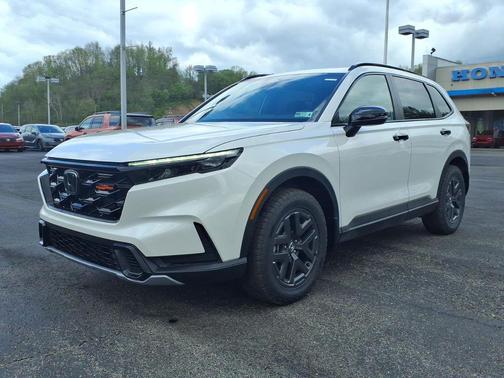 Platinum White Pearl 2026 Honda CR-V Hybrid TrailSport AWD