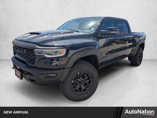 Diamond Black Crystal Pearlcoat 2026 RAM 1500 RHO Crew Cab 4x4 5'7' Box