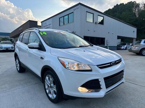 White Platinum Tricoat 2014 Ford Escape Titanium