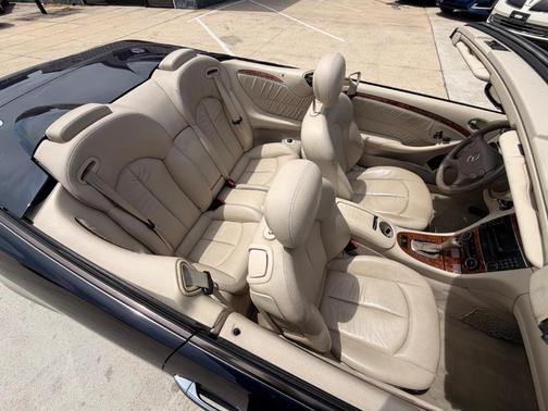 Blue 2007 Mercedes-Benz CLK-Class 350 Cabriolet