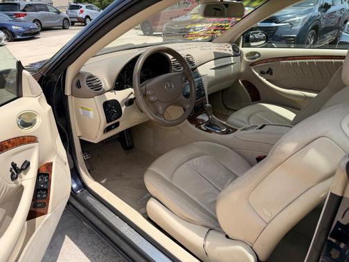 Blue 2007 Mercedes-Benz CLK-Class 350 Cabriolet