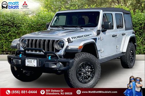 Silver Zynith Clearcoat 2023 Jeep Wrangler 4xe Rubicon 20th Anniversary