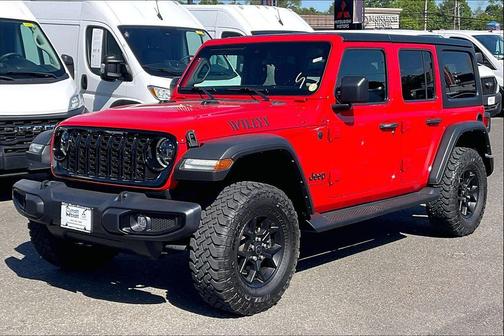 Firecracker Red Clearcoat 2024 Jeep Wrangler Willys