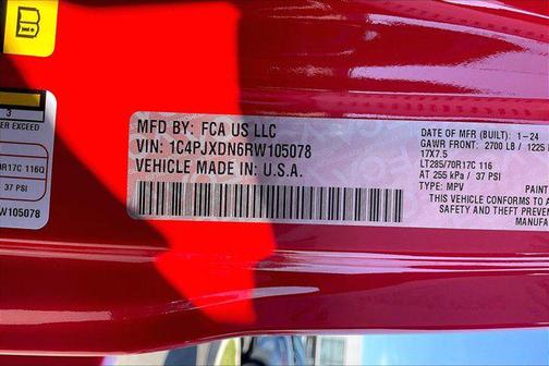 Firecracker Red Clearcoat 2024 Jeep Wrangler Willys